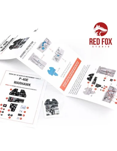 1/32 P-40E Warhawk (for Hasegawa kit), 1/32 - Red Fox Studio RFSQS-...