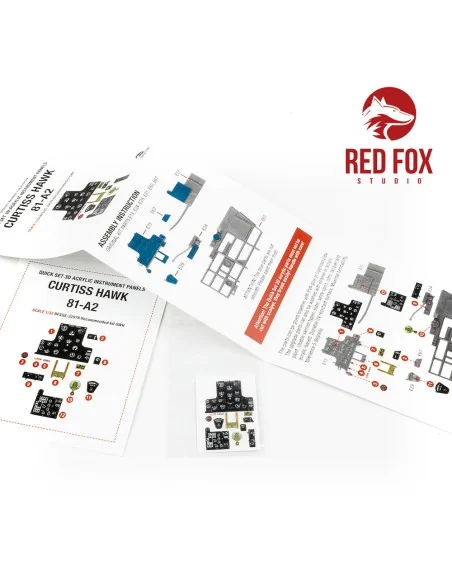 1/32 Curtis Hawk 81-A2 (for GWH kit), 1/32 - Red Fox Studio RFSQS-3...