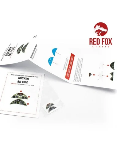 1/32 Bücker Bü 131D (for ICM kit), 1/32 - Red Fox Studio RFSQS-32079