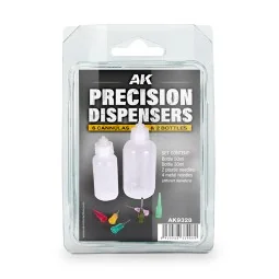 PRECISION DISPENSERS (6cannulas & 2 bottles) - AK Interactive AK9328