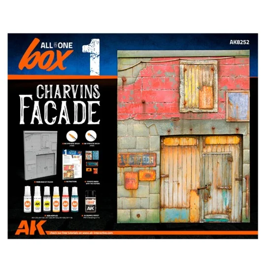 ALL IN ONE SET -BOX 1-CHARVINS FACADE - AK Interactive AK8252