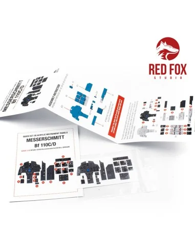 1/32 Messerschmitt Bf110 C/D (for Revell / Dragon kit), 1/32 - Red ...