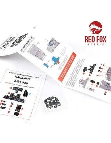 1/32 Nakajima Ki84 (KO) (for Hasegawa kit), 1/32 - Red Fox Studio R...