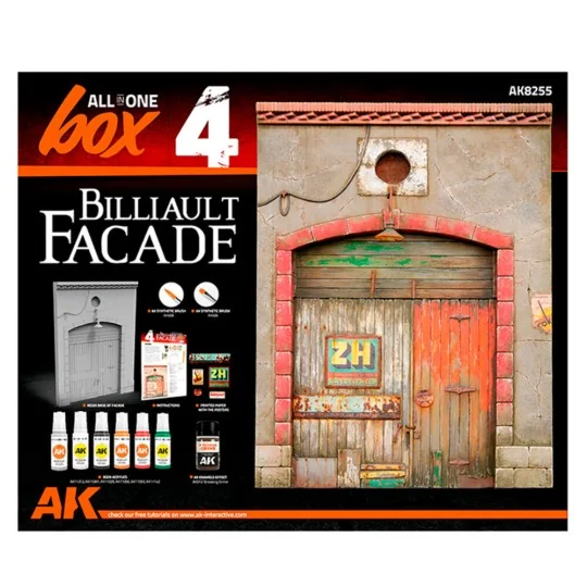 ALL IN ONE SET -BOX 4-BILLIAULT FACADE - AK Interactive AK8255