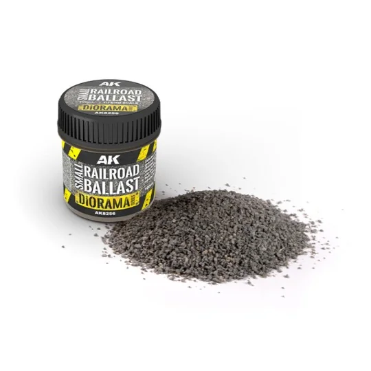 Small Railroad Ballast 1/72 - AK Interactive AK8256