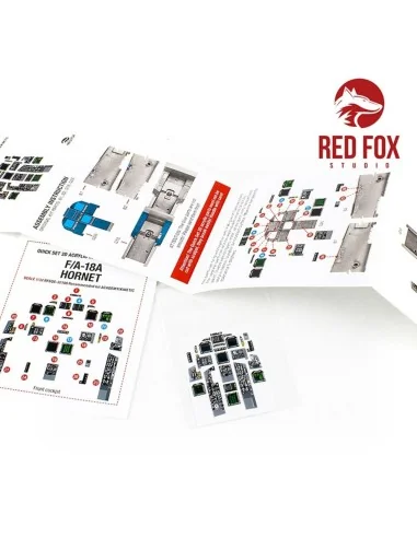 1/32 F/A-18A Hornet (for Academy/Kinetic kit), 1/32 - Red Fox Studi...