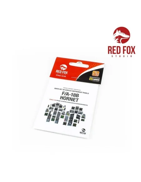 1/32 F/A-18B Hornet (for Academy/Kinetic kit), 1/32 - Red Fox Studi...