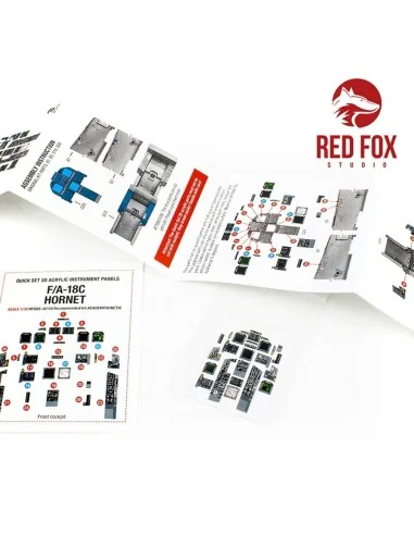 1/32 F/A-18C Hornet (for Academy/Kinetic kit), 1/32 - Red Fox Studi...
