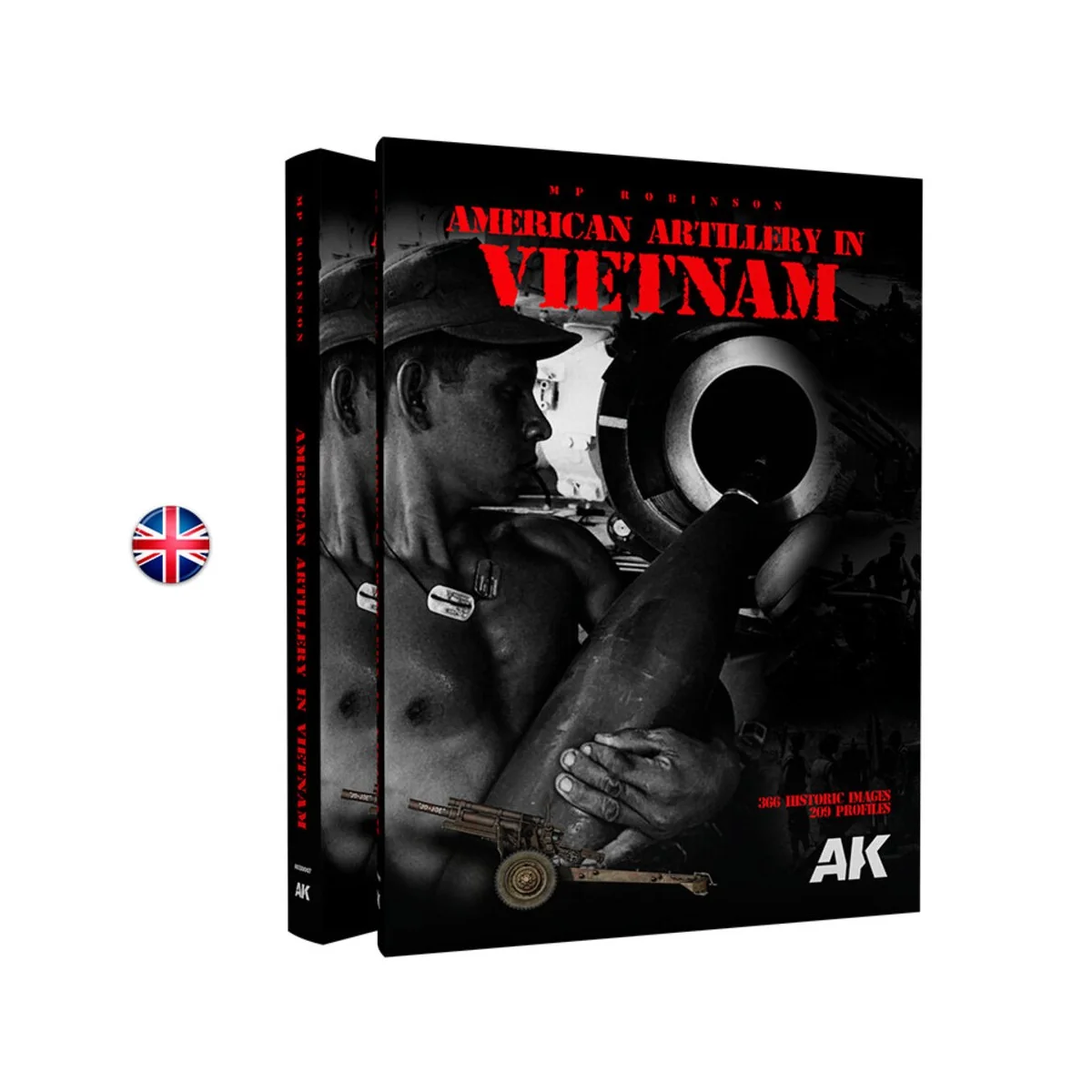 AMERICAN ARTILLERY IN VIETNAM vol.2 - English - AK Interactive AK13...
