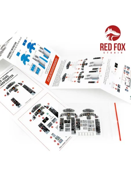 [NO_DESC] 1/32 TF-104G Starfighter (for Italeri kit), 1/32 - Red Fo...