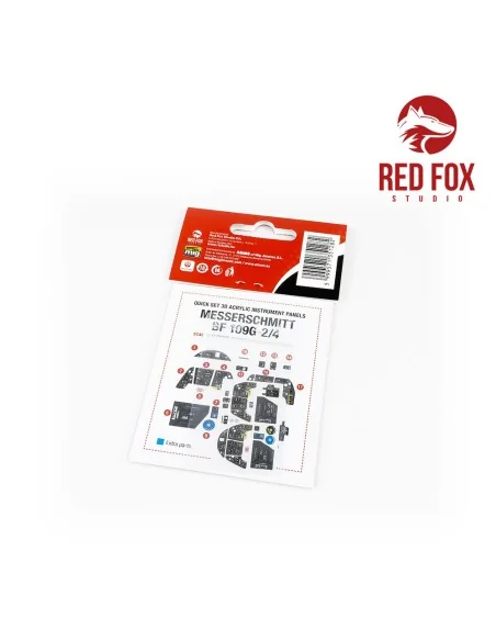 1/32 Bf 109G-2/G-4 (for Revell kit), 1/32 - Red Fox Studio RFSQS-32129