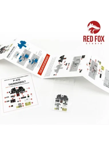 [NO_DESC] 1/32 P-47D Thunderbolt (for Hasegawa kit), 1/32 - Red Fox...