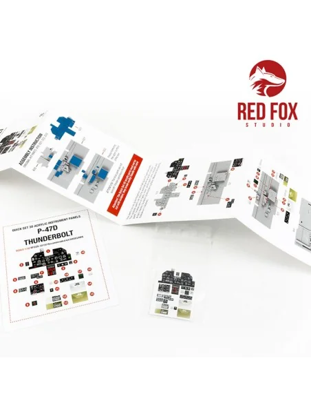1/32 P-47D Thunderbolt (for Hasegawa kit), 1/32 - Red Fox Studio RF...