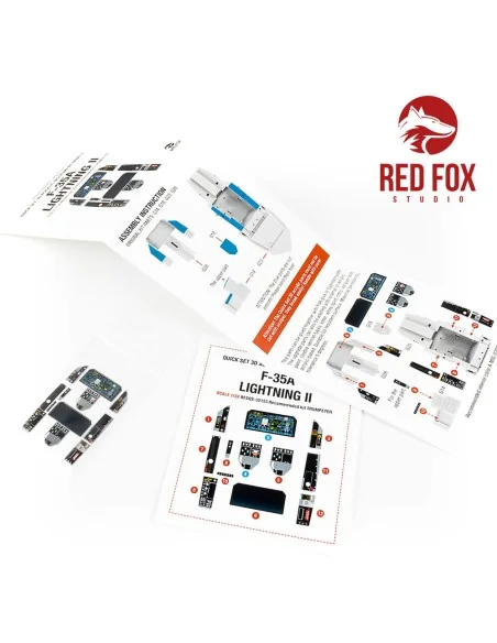 [NO_DESC] 1/32 F-35A Lightning II (for Trumpeter kit), 1/32 - Red F...