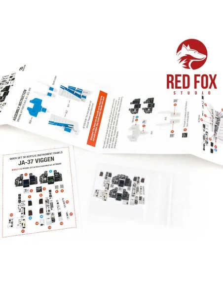 [NO_DESC] 1/32 Saab JA-37 Viggen (for Jetmads kit), 1/32 - Red Fox ...
