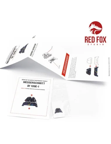 1/48 Messerschmitt Bf 109E-1 (for Eduard kit), 1/48 - Red Fox Studi...