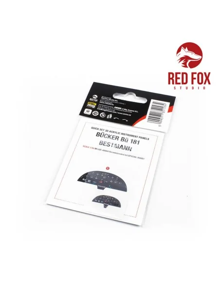 1/48 Bücker Bü-181 Bestmann (for Special Hobby kit), 1/48 - Red Fox...