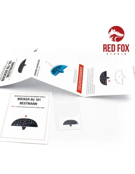 1/48 Bücker Bü-181 Bestmann (for Special Hobby kit), 1/48 - Red Fox...