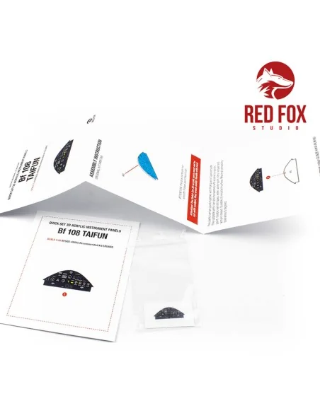 1/48 Bf 108 Taifun (for Eduard kit), 1/48 - Red Fox Studio RFSQS-48005