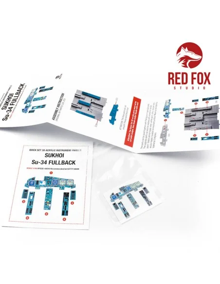 1/48 Su-34 Fullback (for Kitty Hawk kit), 1/48 - Red Fox Studio RFS...