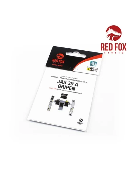 1/48 JAS 39 A Gripen (for Italeri kit), 1/48 - Red Fox Studio RFSQS...
