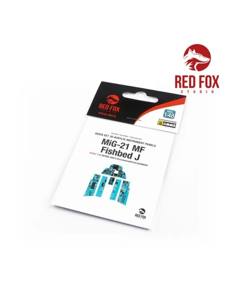 1/48 MiG-21MF Fishbed J (for Academy kit), 1/48 - Red Fox Studio RF...