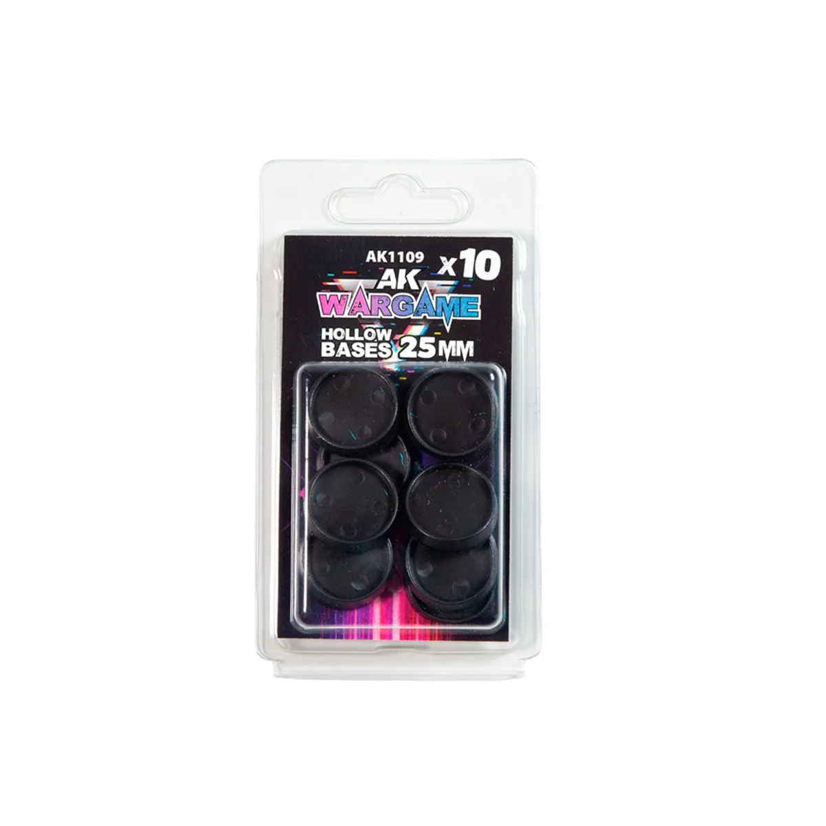 HOLLOW BASE 25mm - 10 units - AK Interactive AK1109