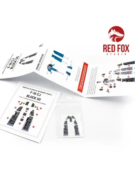1/48 F-16CJ Block 50 (for Tamiya kit), 1/48 - Red Fox Studio RFSQS-...