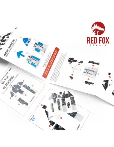 1/48 SR-71A Blackbird(for Revell kit), 1/48 - Red Fox Studio RFSQS-...