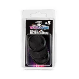 HOLLOW BASE 40mm - 5 units - AK Interactive AK1111