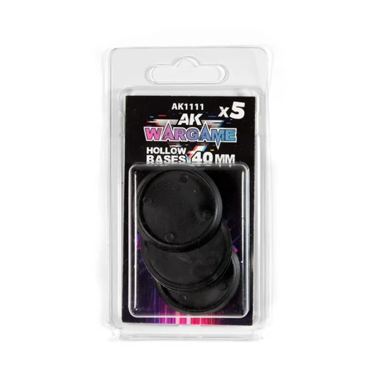 HOLLOW BASE 40mm - 5 units - AK Interactive AK1111