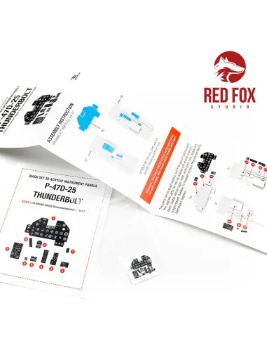 1/48 P-47D-25 Thunderbolt (for Hasegawa Kit), 1/48 - Red Fox Studio...