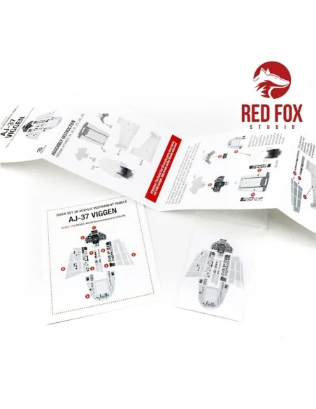 [NO_DESC] Saab AJ-37 Viggen (for Italeri kit), 1/48 - Red Fox Studi...