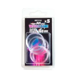 CLEAR HOLLOW BASE 40mm - 5 units - AK Interactive AK1114