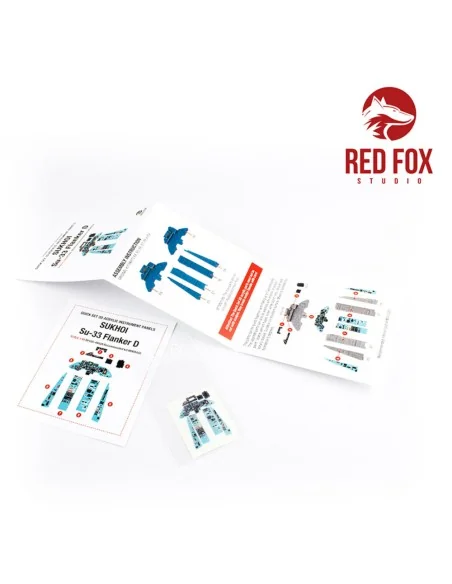 1/48 Sukhoi Su-33 Flanker D (for Minibase kit), 1/48 - Red Fox Stud...