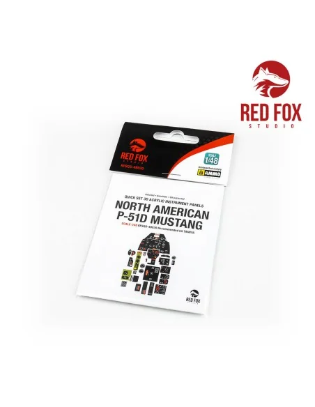 1/48 P-51D Mustang (for Tamiya kit), 1/48 - Red Fox Studio RFSQS-48030