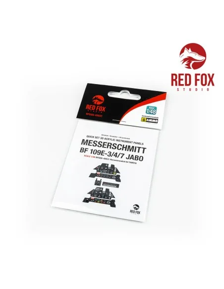 1/48 Messerschmitt Bf 109E-3/4/7 JABO (for Tamiya kit), 1/48 - Red ...