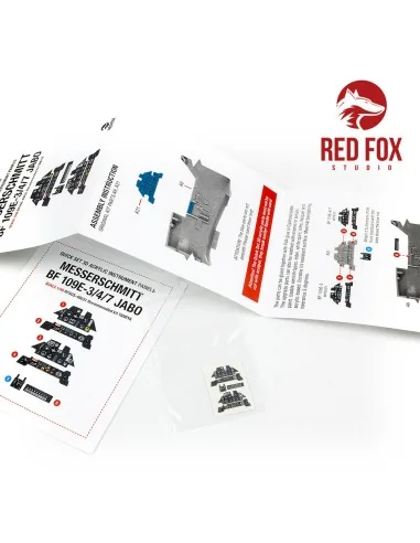 1/48 Messerschmitt Bf 109E-3/4/7 JABO (for Tamiya kit), 1/48 - Red ...