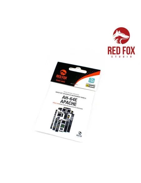 1/48 AH-64E Apache (for Hasegawa kit), 1/48 - Red Fox Studio RFSQS-...