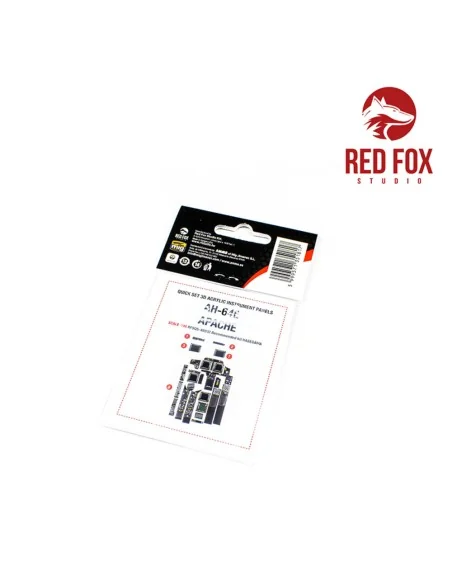 1/48 AH-64E Apache (for Hasegawa kit), 1/48 - Red Fox Studio RFSQS-...