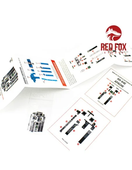 1/48 AH-64E Apache (for Hasegawa kit), 1/48 - Red Fox Studio RFSQS-...