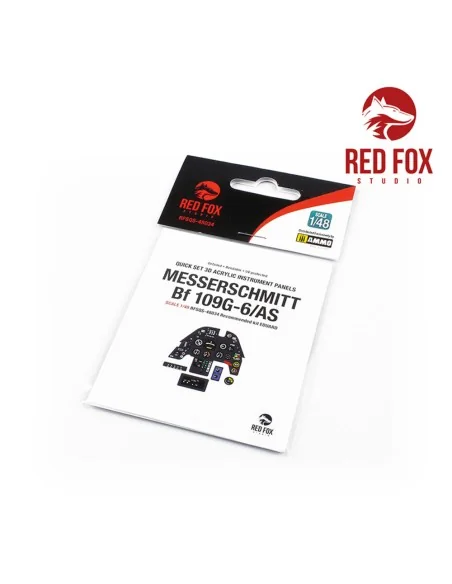 1/48 Messerschmitt Bf 109G-6 AS (for Eduard kit), 1/48 - Red Fox St...
