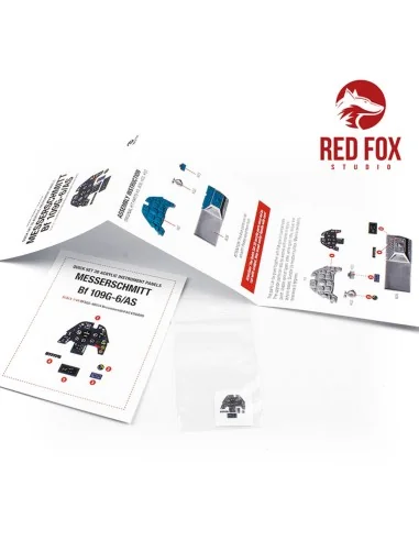 1/48 Messerschmitt Bf 109G-6 AS (for Eduard kit), 1/48 - Red Fox St...
