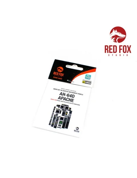 [NO_DESC] 1/48 AH-64D Apache Longbow (for Hasegawa kit), 1/48 - Red...