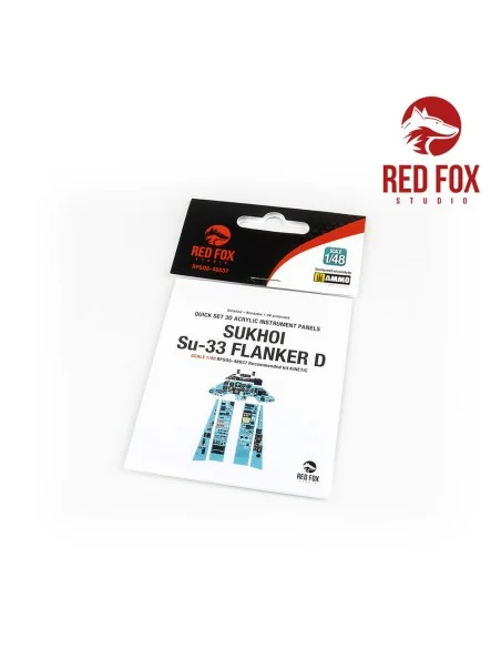 1/48 Su-33 Flanker D (for Kinetic kit), 1/48 - Red Fox Studio RFSQS...