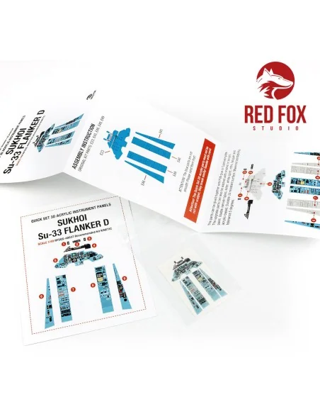1/48 Su-33 Flanker D (for Kinetic kit), 1/48 - Red Fox Studio RFSQS...