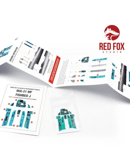 1/48 MiG-21 MF Fishbed J (for Eduard kit), 1/48 - Red Fox Studio RF...