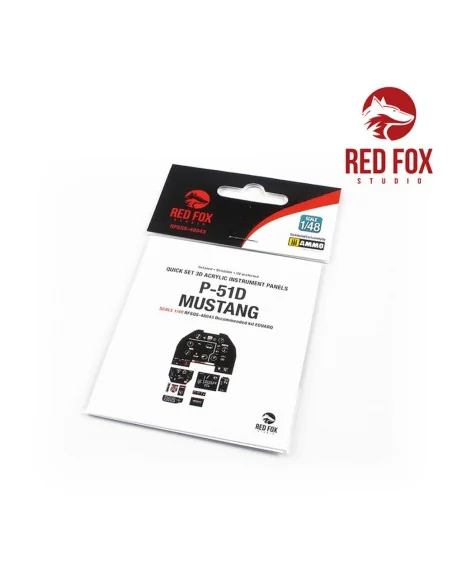 1/48 P-51D-5 Mustang (for Eduard kit), 1/48 - Red Fox Studio RFSQS-...