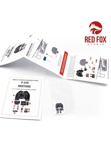 1/48 P-51D-5 Mustang (for Eduard kit), 1/48 - Red Fox Studio RFSQS-...