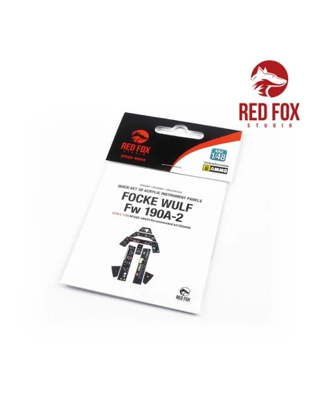1/48 Focke Wulf Fw 190A-2 (for Eduard kit), 1/48 - Red Fox Studio R...